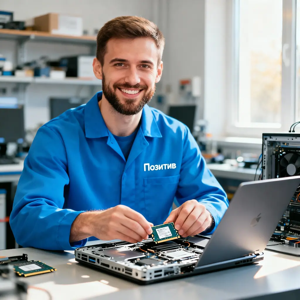 заменить HDD на SSD на ноутбуке в Петергофе
