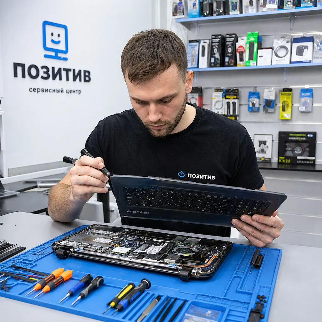 заменить клавиатуру на ноутбуке Emachines в Петергофе