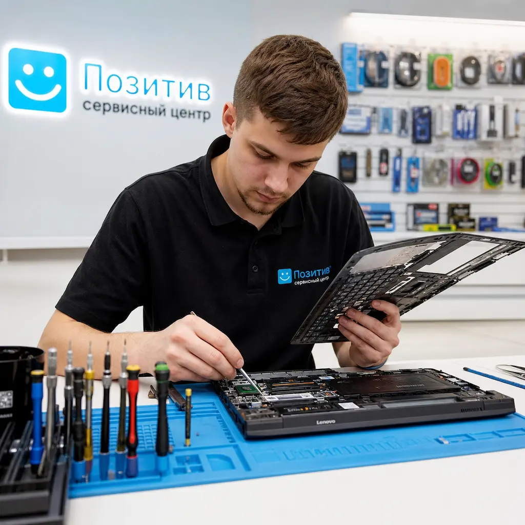 заменить клавиатуру на ноутбуке Lenovo в Петергофе