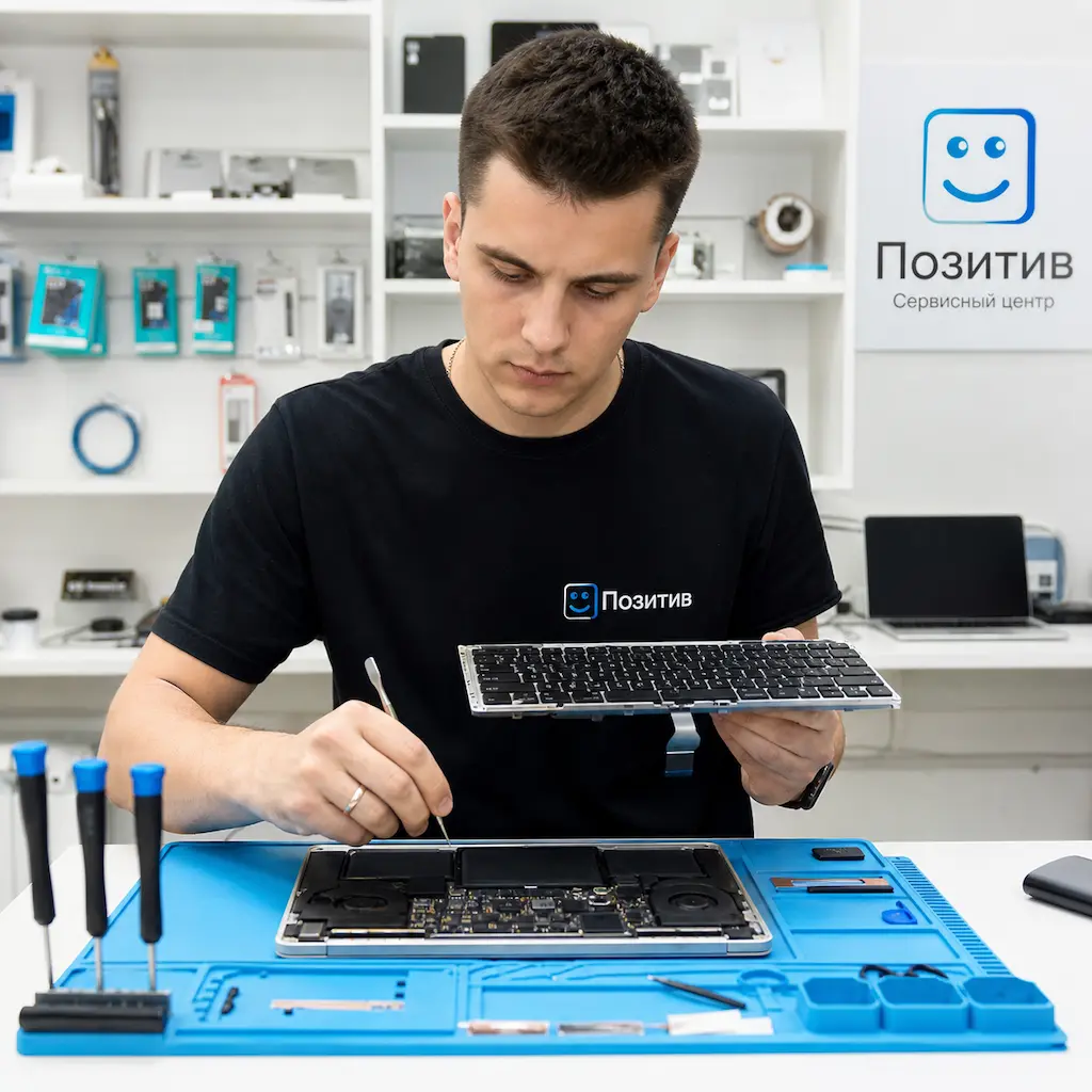 заменить клавиатуру на Apple Macbook в Петергофе