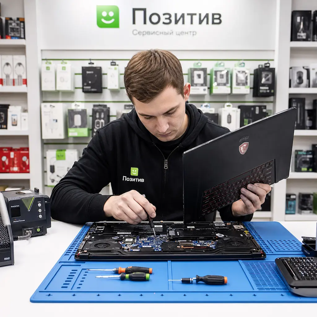 заменить клавиатуру на ноутбуке MSI в Петергофе
