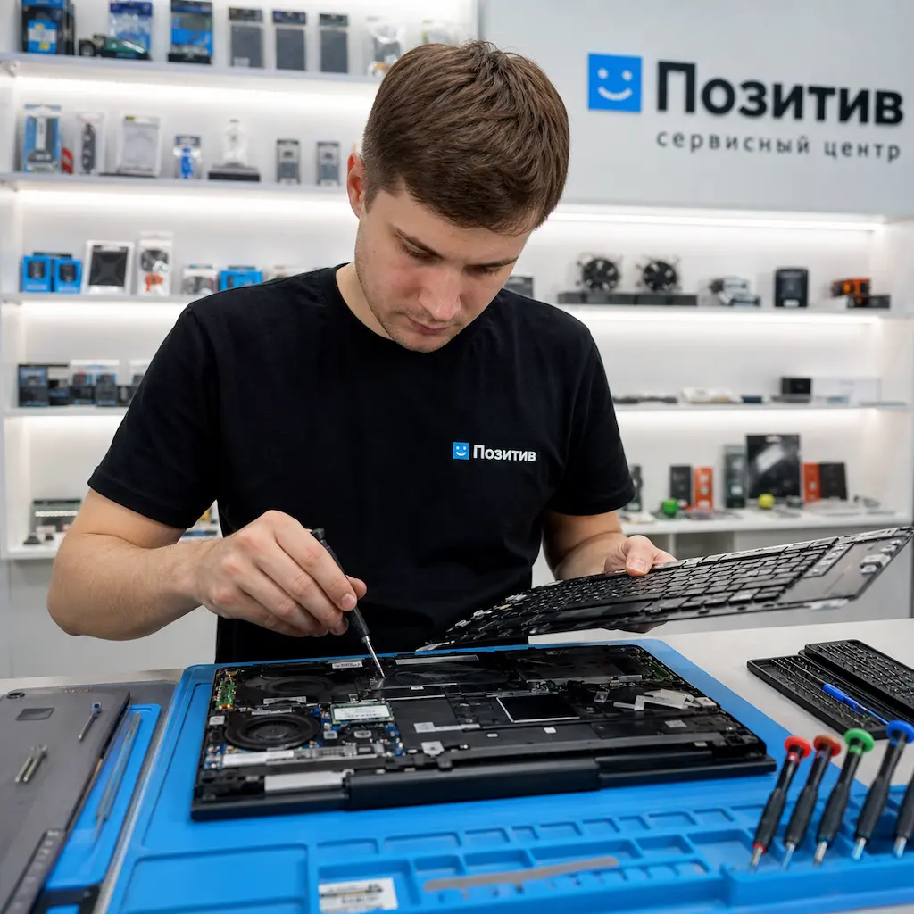 заменить клавиатуру на ноутбуке Samsung в Петергофе