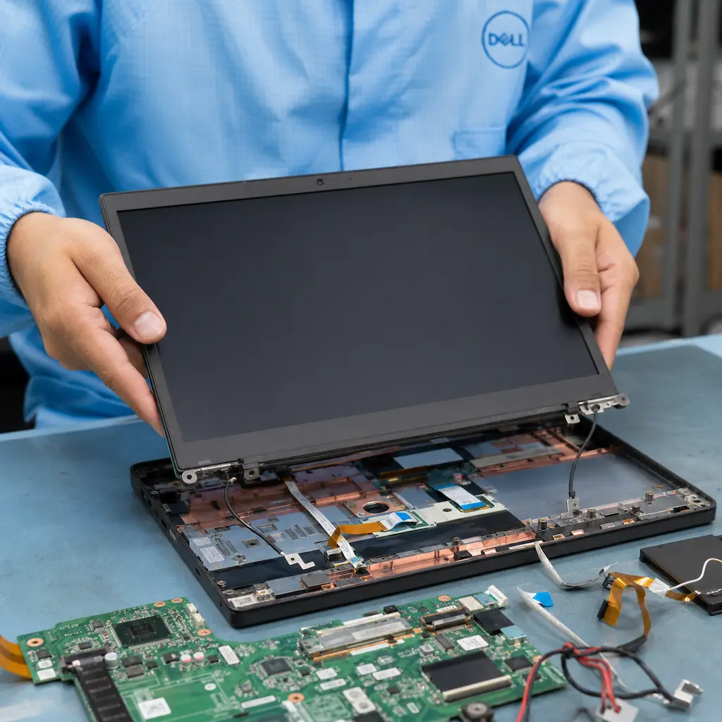 заменить матрицу ноутбука Dell в Петергофе