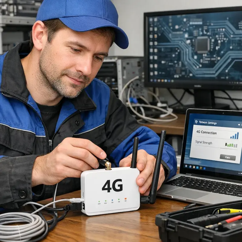 Настройка 4G модема в Петергофе