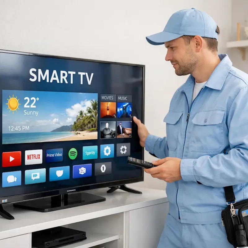 Настройка Smart TV в Петергофе