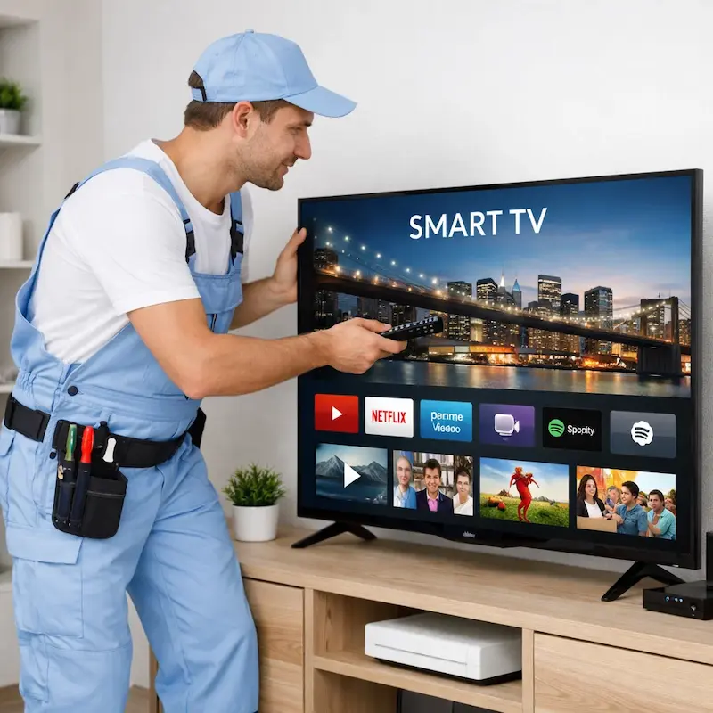 Как вызвать мастера для настройки Smart TV в Петергофе