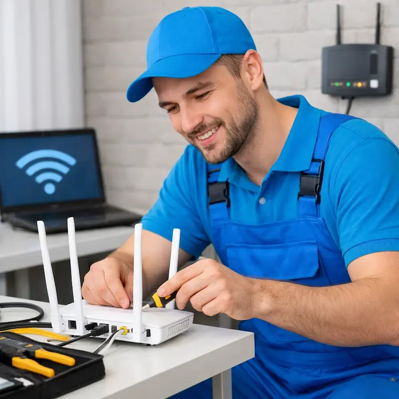 Настройка Wi - Fi в Петергофе