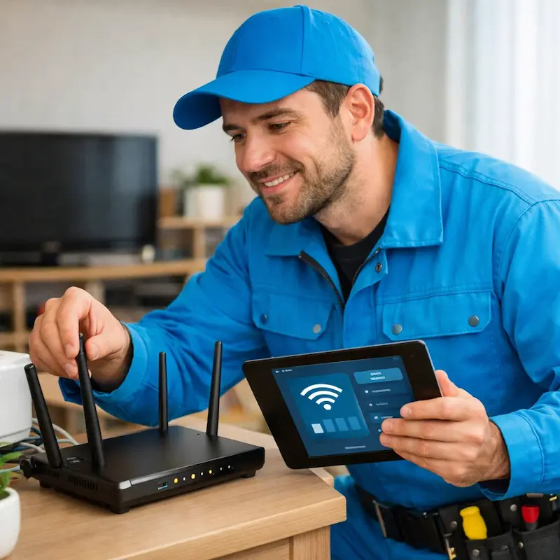 Настройка Wi-Fi для квартиры, дома и офиса в Петергофе
