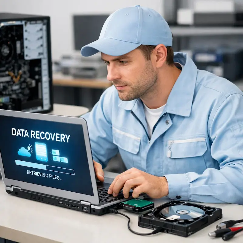 Восстановление данных и файлов в Петергофе