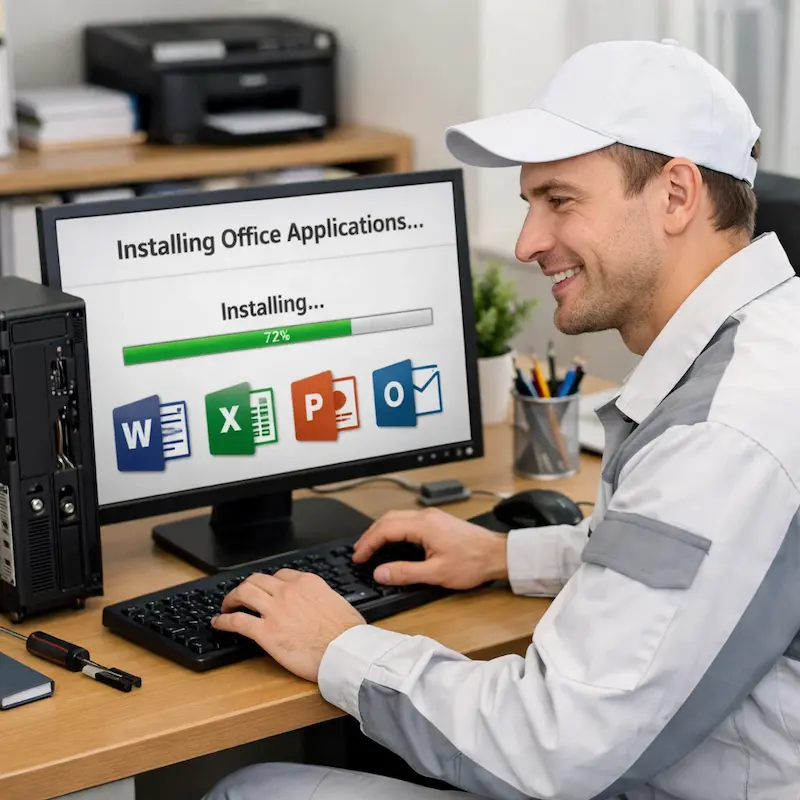 Установка и настройка программ на компьютере в Петергофе