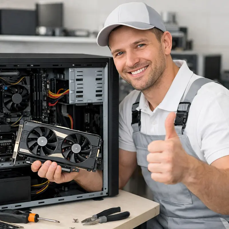 Замена видеокарты ПК в Петергофе