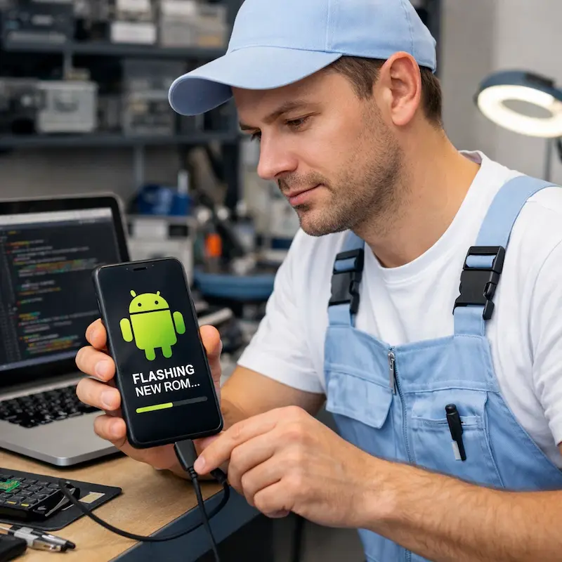 Прошивка Android в Петергофе