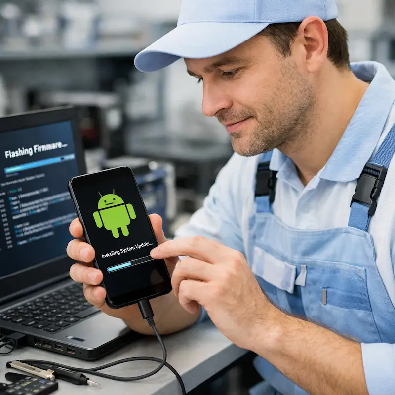 Перепрошить телефон в Петергофе