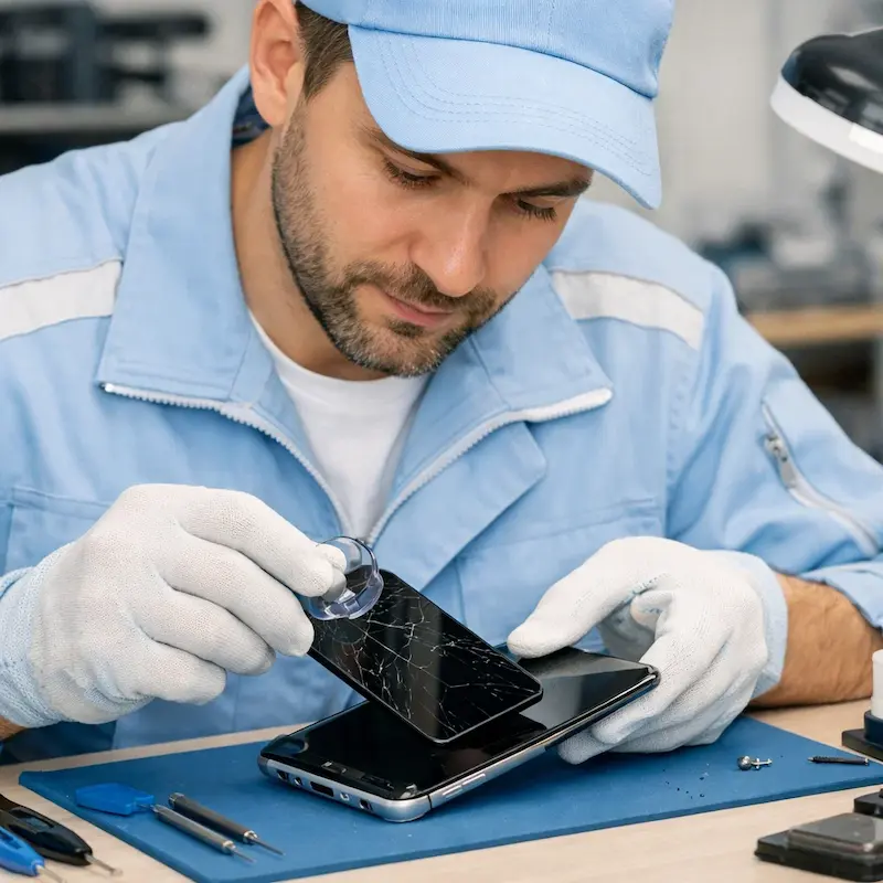 Заменить сенсорное стекло на смартфоне в Петергофе