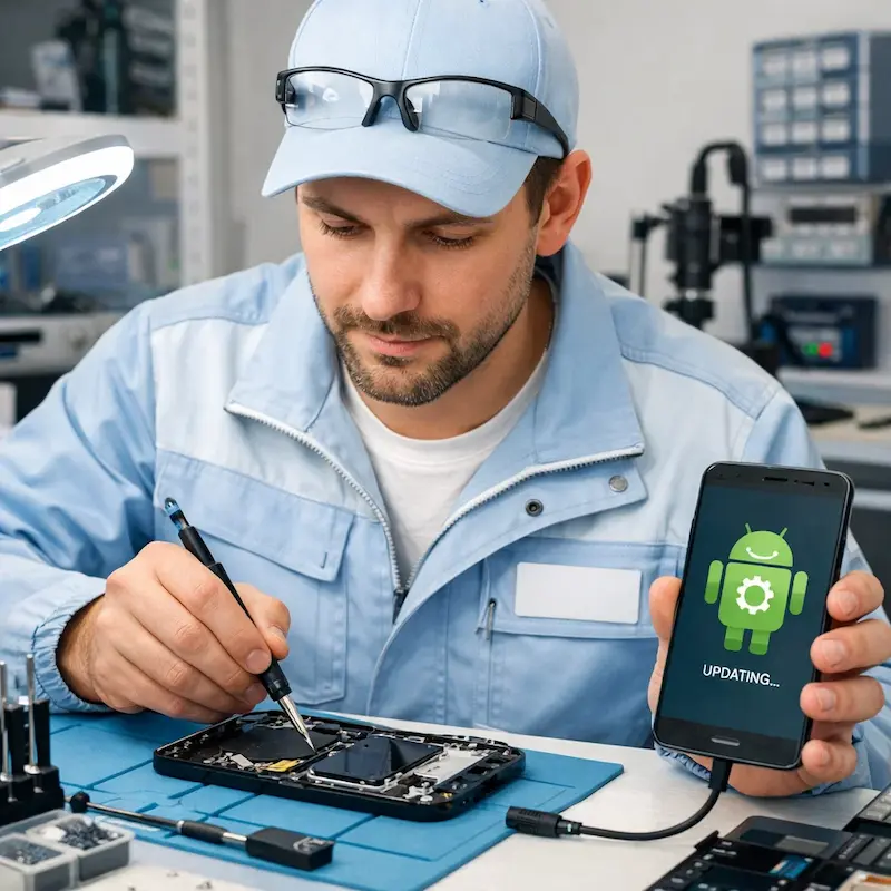 Настройка системы Android в Петергофе